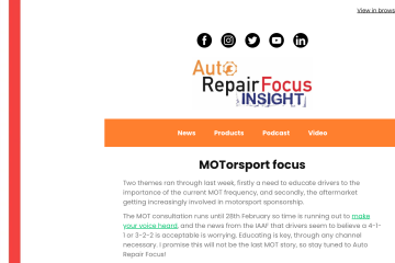 Auto Repair Focus Insight sign-up