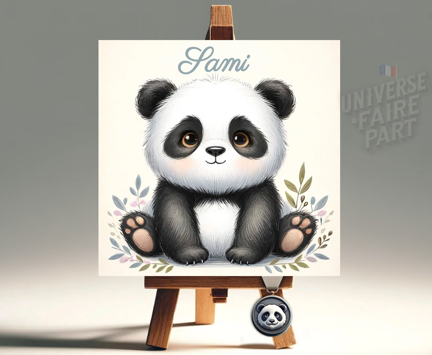N°159 - Faire-part Adorable petit panda bébé