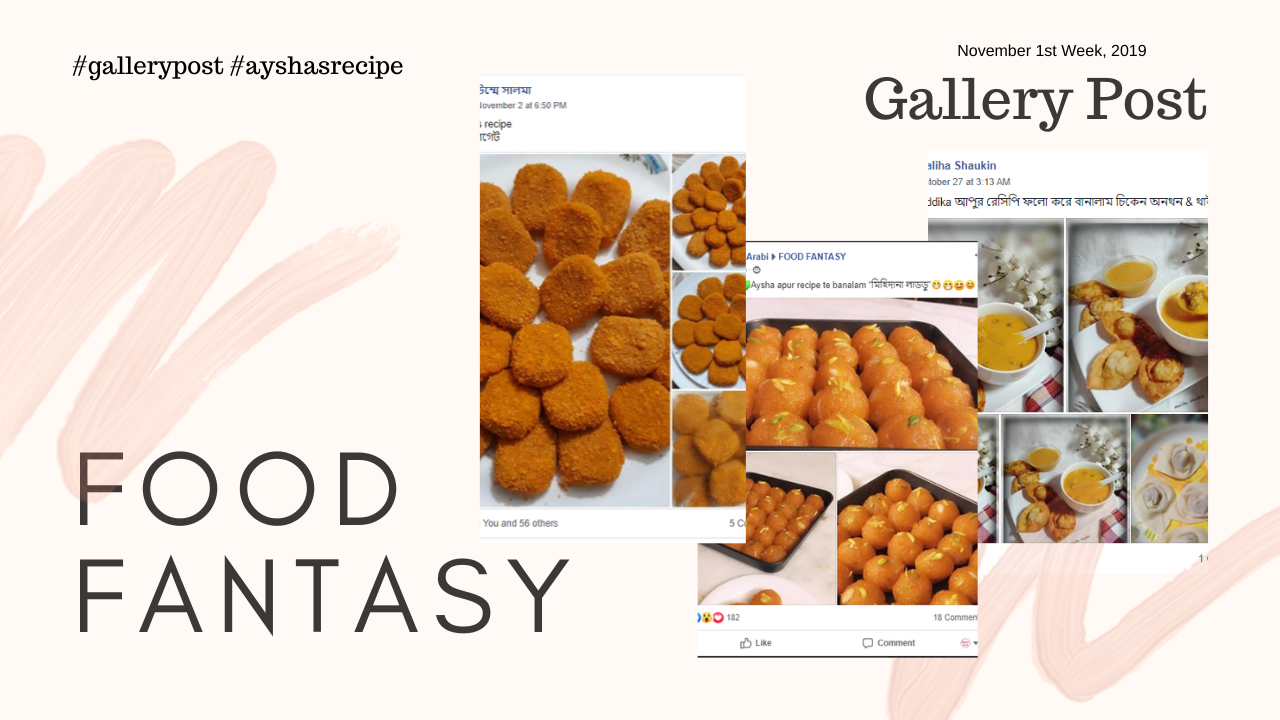 Food Fantasy-Nov 1st Week 2019