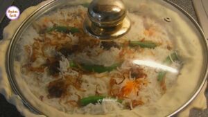 বাংলাদেশী কাচ্চি বিরিয়ানি __ Bangladeshi Traditional Kacchi Biryani __ Authentic Mutton Dam Biriany_Moment moida diya bondho kore dite hobe