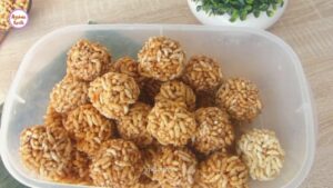 মুড়ির মোয়া __ Bangladeshi Murir Moa_Naru Recipe _ Murmura Laddu-Puffed Rice Laddu_