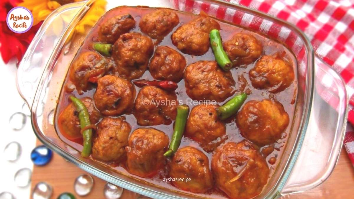 চিকেন কোফতা কারী __ Chicken Kofta curry