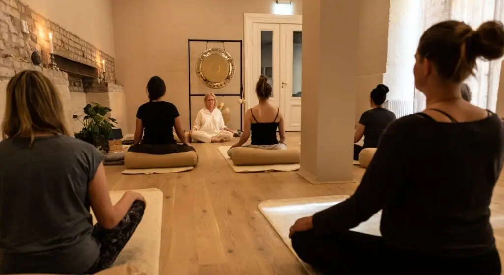 gongbad på ayurvediskt center i malmö