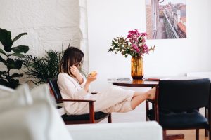 Apartment 3 living room detail by Fox and June