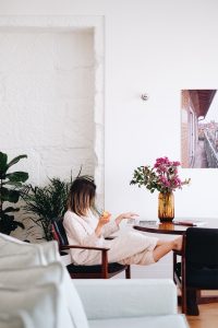 Apartment 3 living room detail by Fox and June