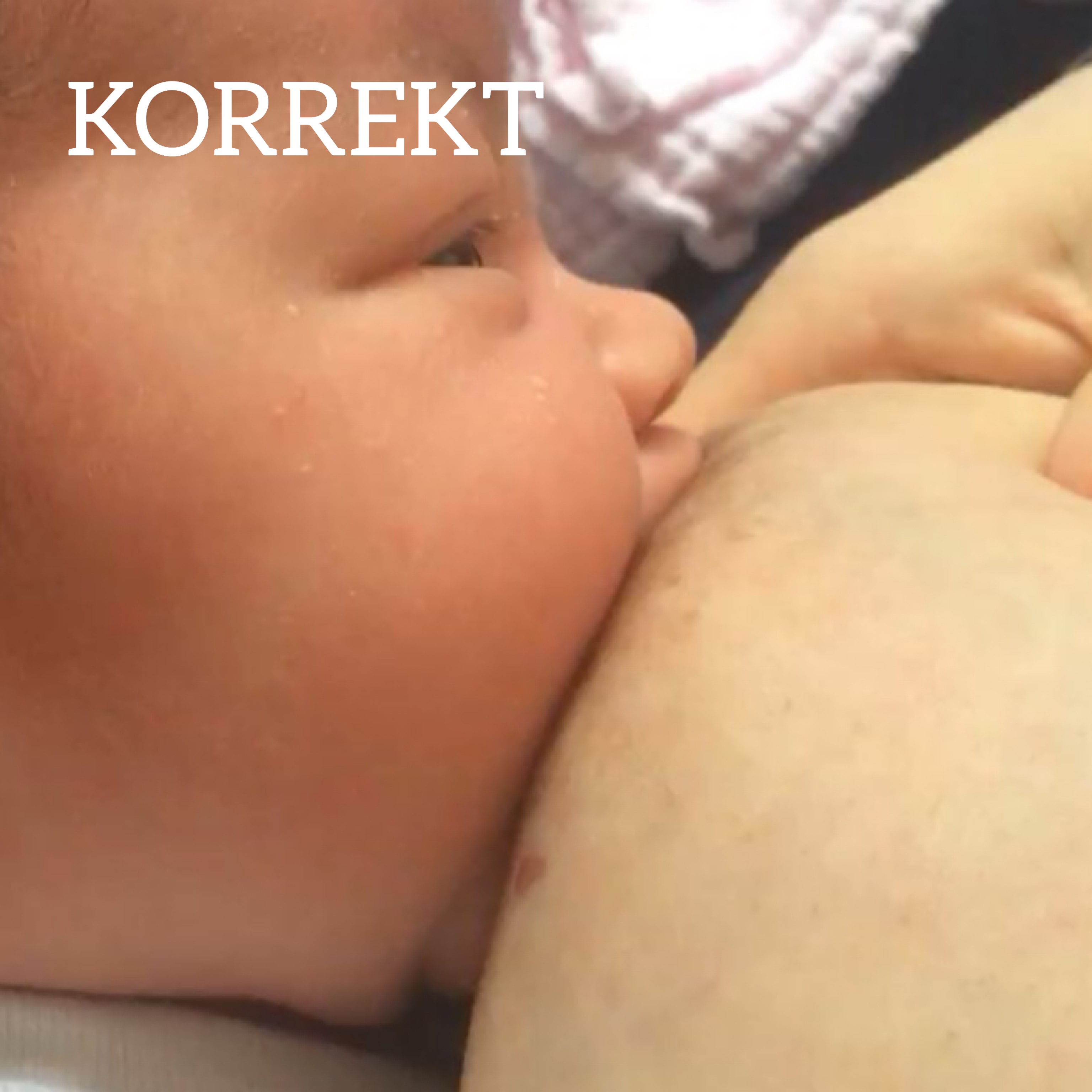 Ammer din baby med en god teknik ved brystet? Læs her =>