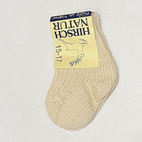 Baby sokker str 15-17 (100% bomuld), fra Hirsch Natur