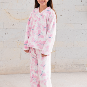 Pijama-supersoft-infantil-Mariposas 8 10 12