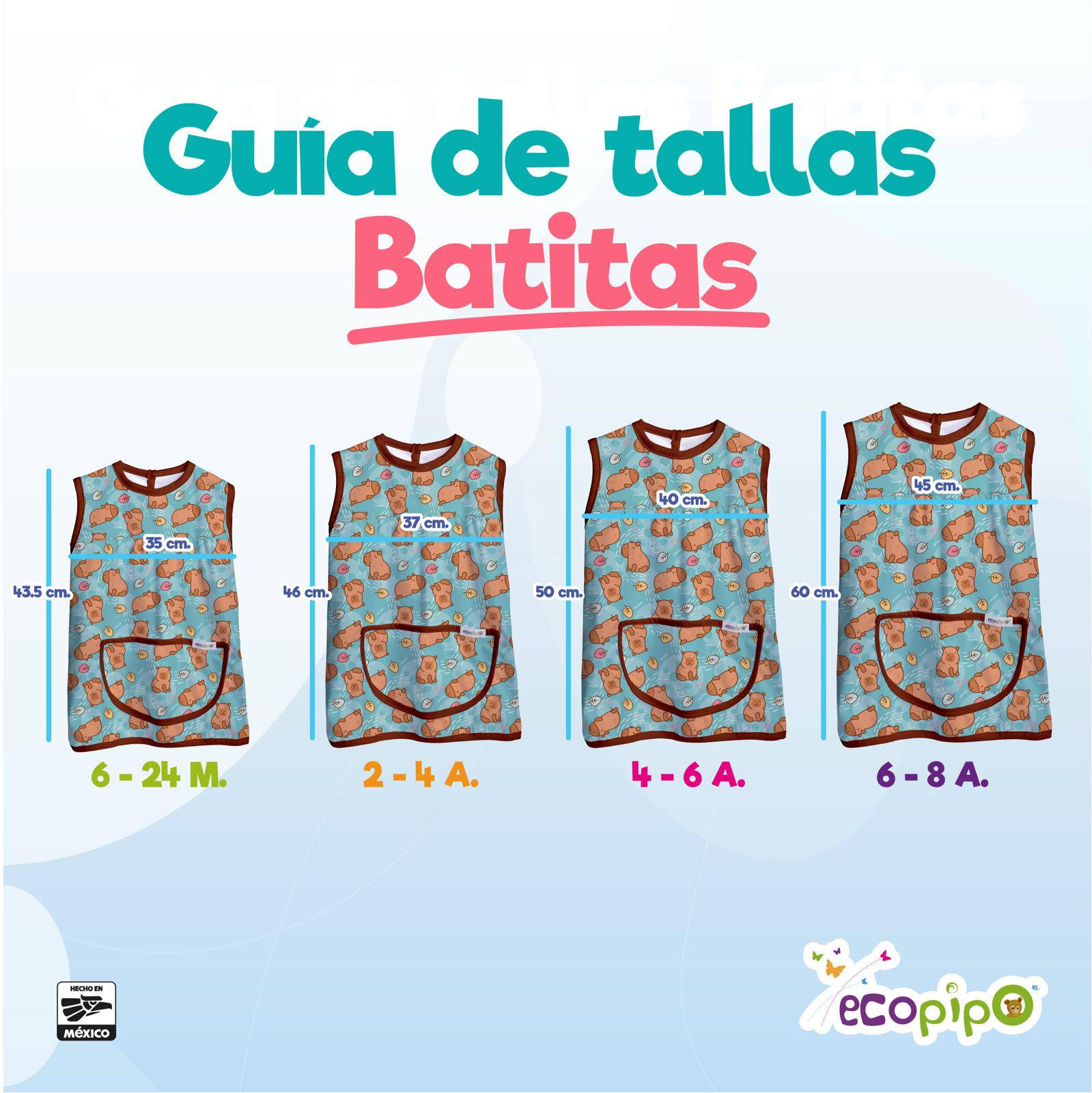 guia de tallas batitas