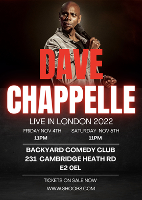 dave chappelle uk tour