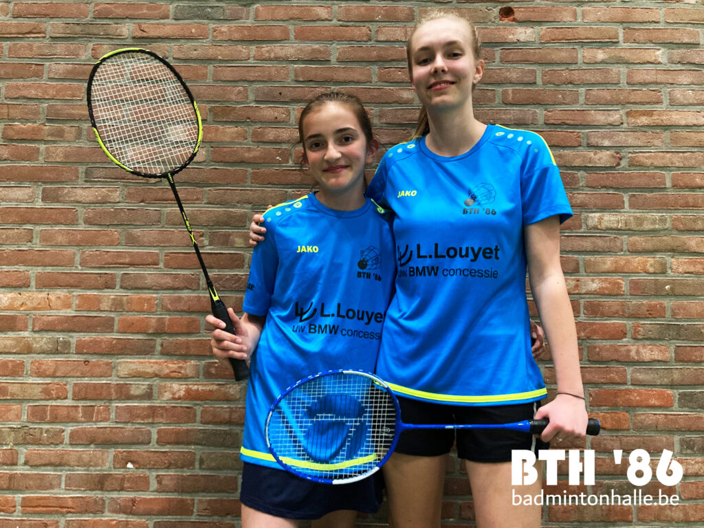 VVBBC Cups Badmintonteam Halle '86 Vlaams-Brabant badminton jeugdspeler kinderen coahing Sportcomplex De Bres