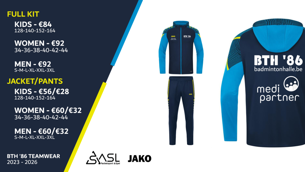 JAKO Teamwear Badmintonteam Halle '86