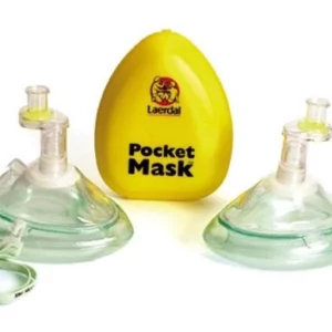 Pocketmask O² ventil/filter i gul ask