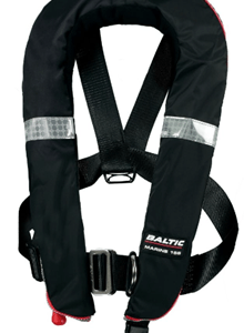 Flytväst Baltic Marine 165 Auto Sele Svart 45-150 kg