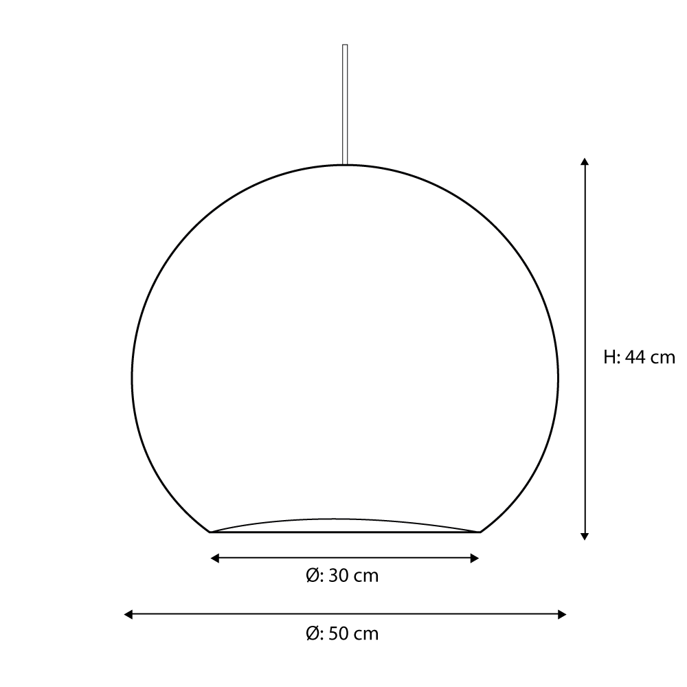 Balilampe Ø50
