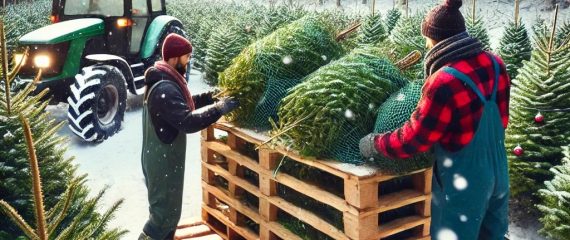 Praca w Danii - Siatkowanie choinek z j.angielskim