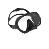 Hollis M1 dykkemaske med bred silikonkant og klart glass