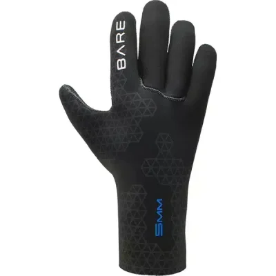 BARE S-Flex 5mm neoprenhansker for fridykking i svart