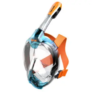 SEAC FF Snorkel Mask Magica Fun XS/S, blå/oransje - Bilde 5