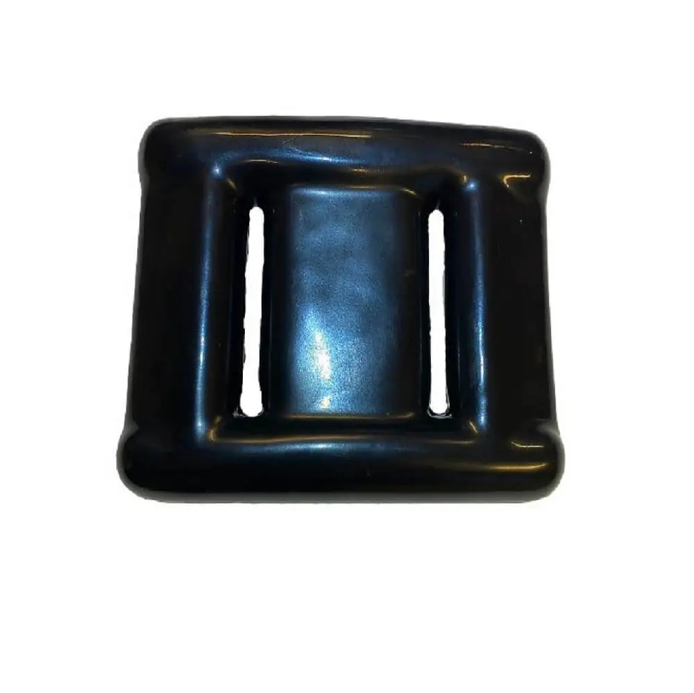 Plastbelagt sort blylodder 1,2 kg til fridykking