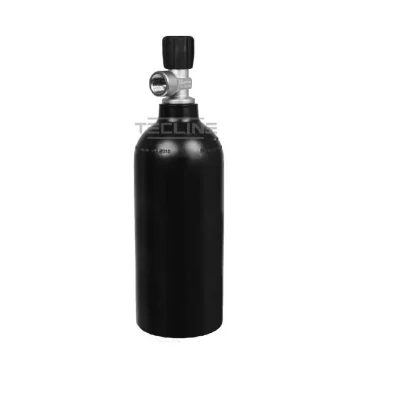 Aluminium dykkerflasker 1,5L med kranratt på topp