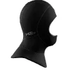 Waterproof H2 dykkerhette 5/10mm med krave i svart neopren