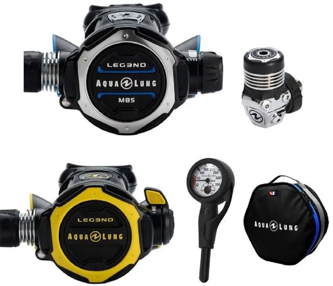 Aqua Lung Leg3nd MBS regulatorpakke med bag og mano for enkeltflaske