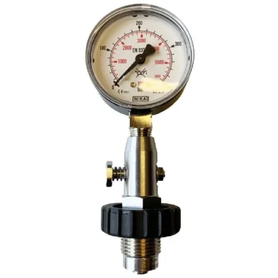 Flasketrykkmåler 300 BAR manometer for dykking