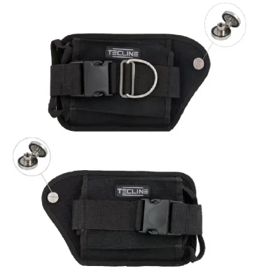 Tecline dobbel vektlomme for dykkevest og BCD