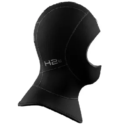 Waterproof H2 dykkerhette 5/7mm med krave i neopren