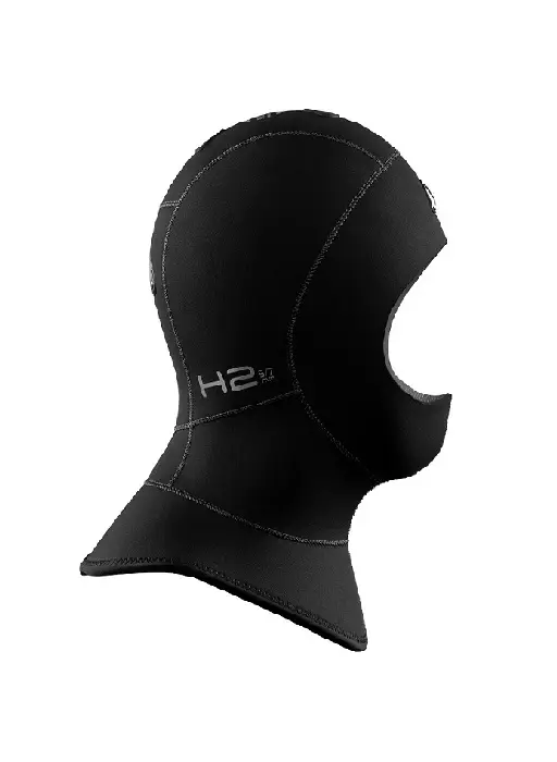 Waterproof H2 dykkerhette 5/7mm med krave i neopren