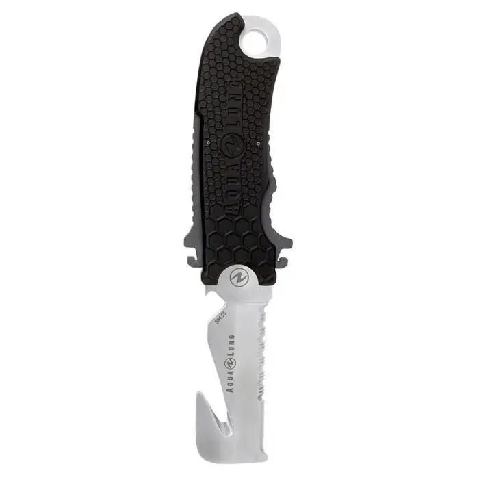 Aqua Lung Squeeze Liten Stålkniv – Flat Spiss Aqua Lung Squeeze liten stålkniv med flat spiss for dykking