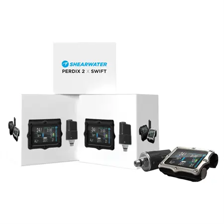 Shearwater Perdix 2 Ti dykkecomputer med Swift sender