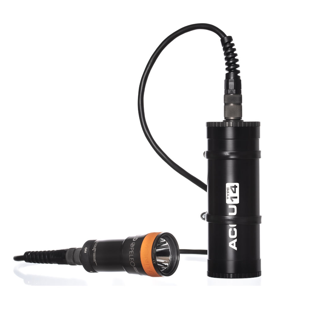 Ammonite LED Speleo Umbilical lyskit komplett canisterlykt