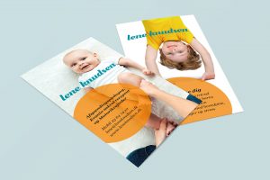 design af logo, visuel identitet, design af visitkort, plakat, design af hjemmeside og gavekort design.
