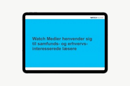 Watch Medier. PPT Præsentation. Design af Powerpoint template. PowerPoint skabelon.