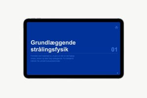 Dansk Strålebeskyttelse. Design af PowerPoint. Opsætning af PowerPoint Præsentation. Design af Powerpoint template. PowerPoint skabelon.