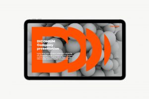 Diconium. Design af PowerPoint. Opsætning af PowerPoint Præsentation. Design af Powerpoint template. PowerPoint skabelon.