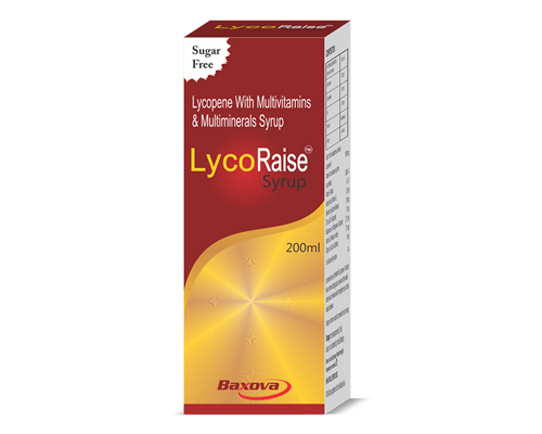 Lycoraise Syrup - product of Baxova Labs