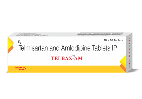 Telbax AM Tablets - product of Baxova Labs