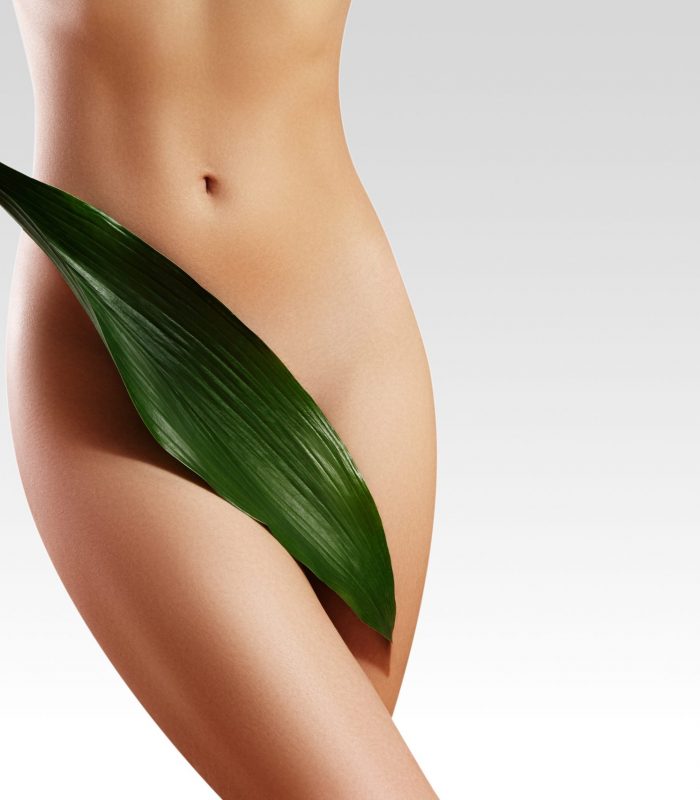 Waxing for beautiful woman. Brazilian laser hair removal bikini line an sexy body shapes. Body care and clean skin. Sexy woman in spa