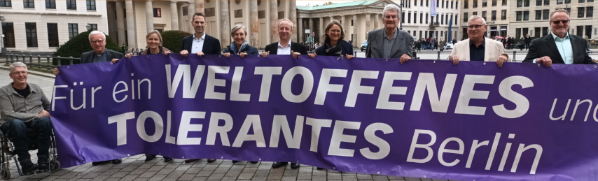 Für ein weltoffenes und tolerantes Berlin