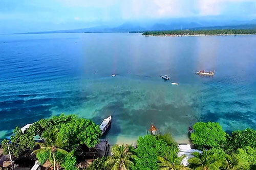 Beachfront view