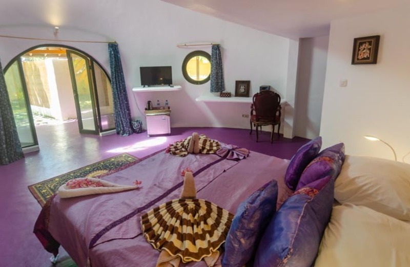 Private Garden Villa Bedroom - Bel Air Resort Gili Air