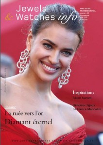 cover Jewels and watches info été 2012 Irina Shayk sur le tapis rouge à Cannes