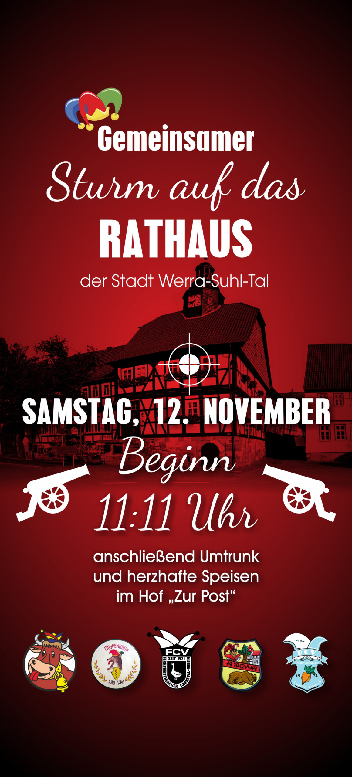 Plakat Rathaussturm 2022