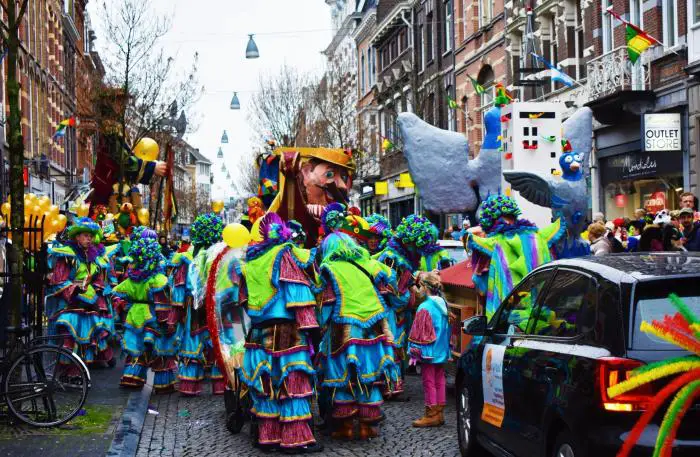 The Maastricht carnival parade is the most awaited one where all locals and visitors participate