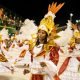 El sambódromo Nego Quirido de la ciudad de Florianópolis durante el carnaval se llena de color, coreografías y música
