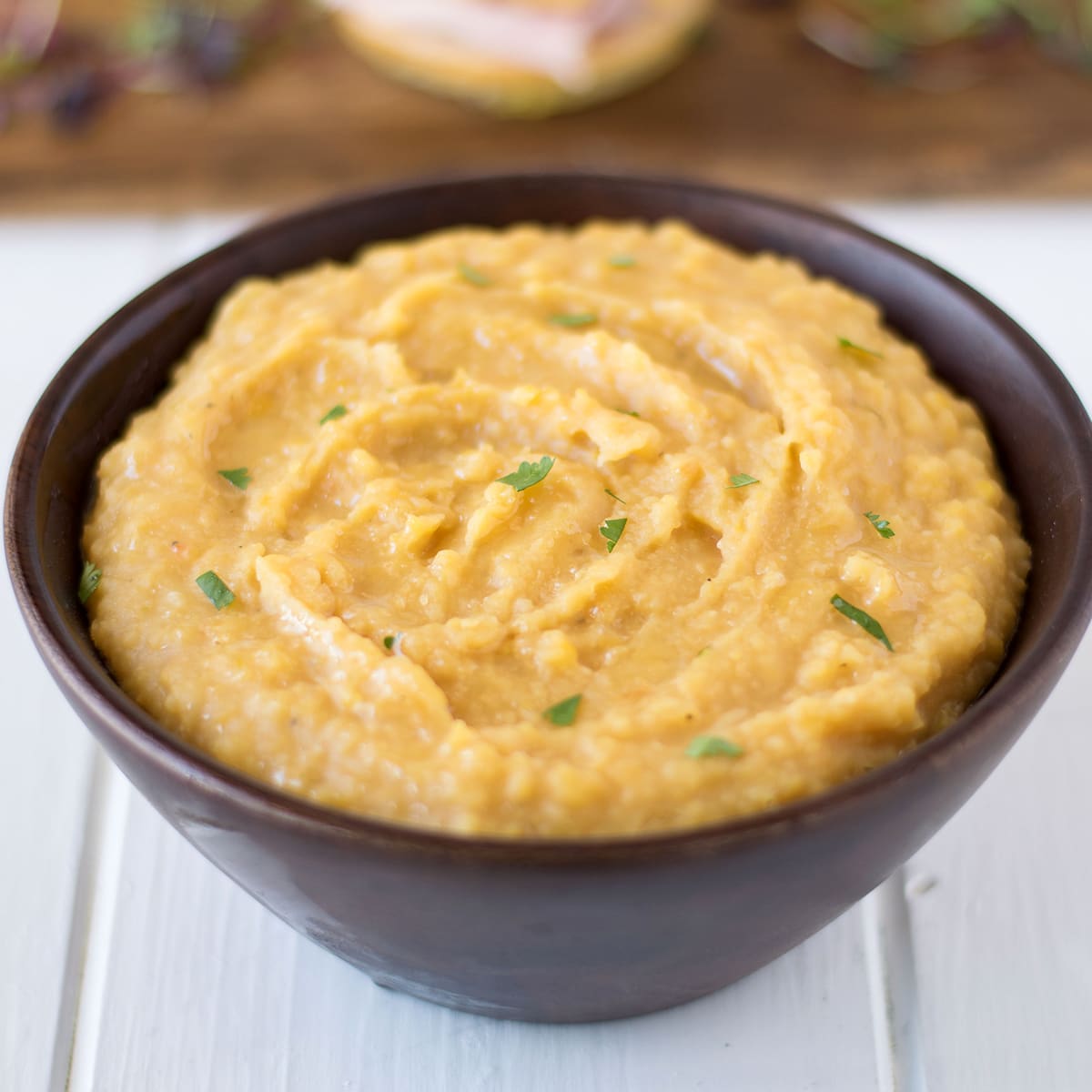 Pease Pudding is a typical Whitley Bay vegetable pudding