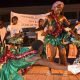 Las diferentes agrupaciones en el carnaval de Quelimane en una competencia de baile